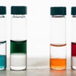 Electronic polymer inks in biphasic solutions