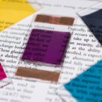 Samples of electrochromic polymers