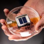 Silicon solar cell fabricated at Georgia Tech